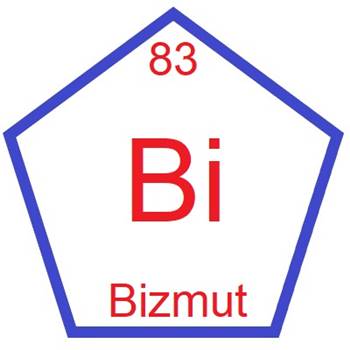 Image result for BİZMUT ELEMENTİ