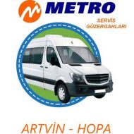 Metro Turizm Artvin-Hopa servis güzergahları