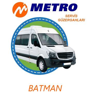 Metro Turizm Batman servis güzergahları