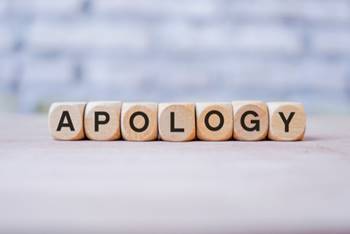 Apology İle İlgili İngilizce Cümleler